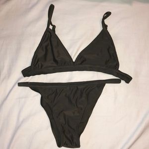 Dark Green Zaful bikini